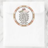 Zuster plezier Familie cartoon sticker (Tas)