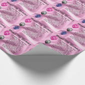 Zuster Poem - 70e verjaardag Cadeaupapier (Hoek)