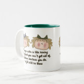 Zuster Poem leuke koffie mok (Voorkant links)