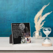 Zuster Poem Plaque - Wolfontwerp Fotoplaat (Insitu)