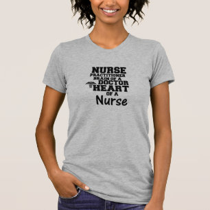 Zuster Practitioner Inspirerend Grey T-Shirt