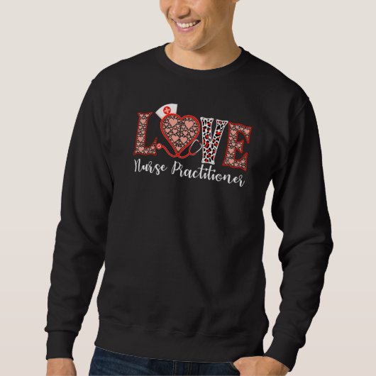 Zuster Practitioner Love Heart Stethoscope voor Wo Trui (Voorkant)