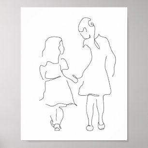 Zuster Print, zuster Gift, Family Print, Daughters Poster