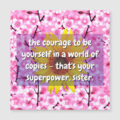 (Zuster Quotes) Kracht en Moed | Kaart (Voorkant)