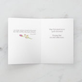 Zuster Religieuze Non Zegenpot Vaas Kaart (Binnen)