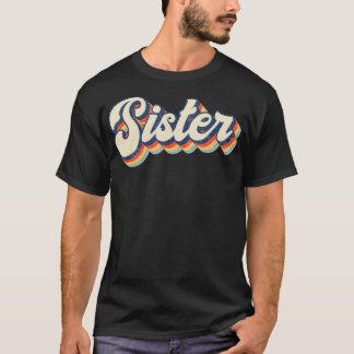 Zuster Retro  Gift Sister Birthday T-shirt