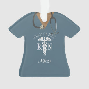 Zuster RN Afstuderen klasse van medische uniforme  Ornament