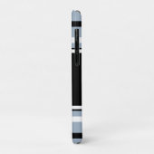 Zuster RN Caduceus Blue Stripes Personalized Case-Mate iPhone Case (Achterkant/links)