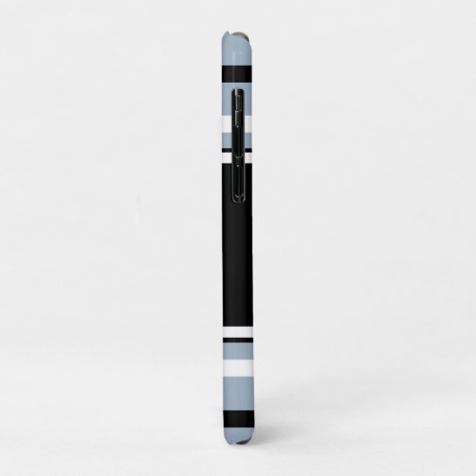 Zuster RN Caduceus Blue Stripes Personalized Case-Mate iPhone Case (Achterkant/links)