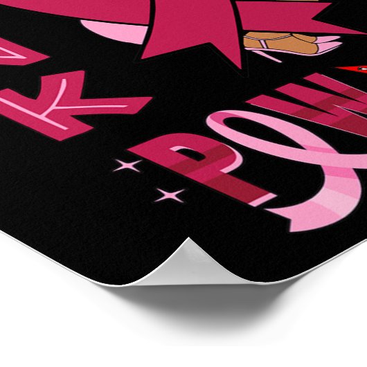 Zuster Roze Macht Oosterse Sterren Borstkanker Bew Poster (Hoek)