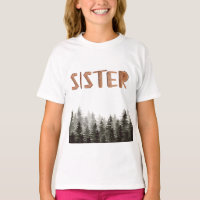 Zuster rustieke groene bomen