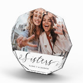 Zuster Script Gift for Sister Photo Keepomwille Fotoblokken (Rechts)