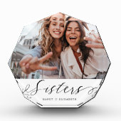 Zuster Script Gift for Sister Photo Keepomwille Fotoblokken (Voorkant)