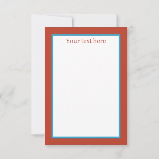 Zuster sentiment Hartelijk dank Bedankkaart (Achterkant)