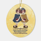 Zuster Sentiment Ornament (Links)