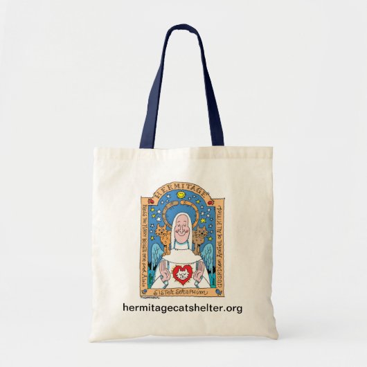Zuster Seraphim cartoon- Canvas tas (Voorkant)