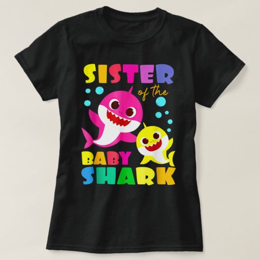 zuster Shark Birthday zuster Shark T-shirt Family  (Design voorkant)