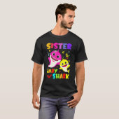 Zuster Shark Family Moeder Zuster Zuster T-shirt (Voorkant volledig)