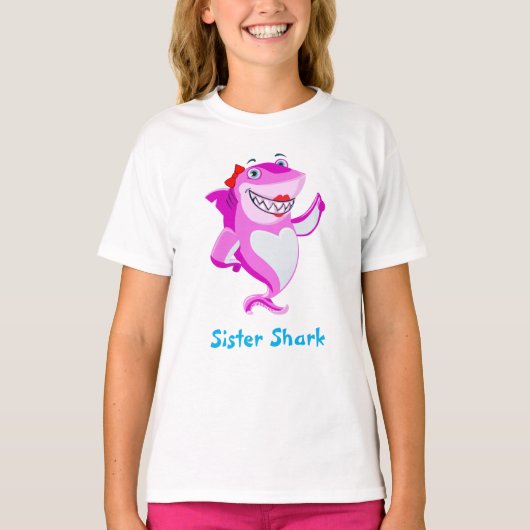 Zuster Shark | Funny Personalized T-shirt (Voorkant)
