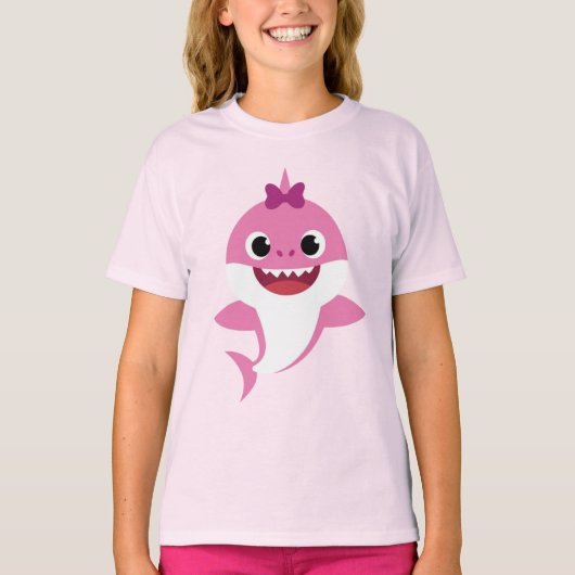 Zuster Shark Pink T-Shirt (Voorkant)
