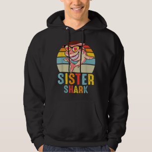 Zuster Shark Retro Shark Lover Moeder Da Hoodie