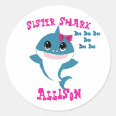 Zuster Shark Stickers (Voorkant)
