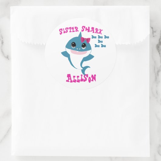 Zuster Shark Stickers (Tas)