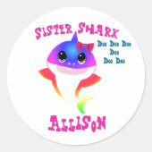 Zuster Shark Stickers (Voorkant)