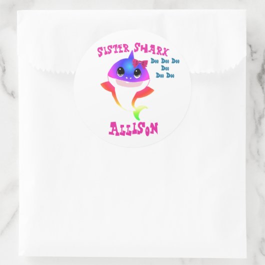 Zuster Shark Stickers (Tas)