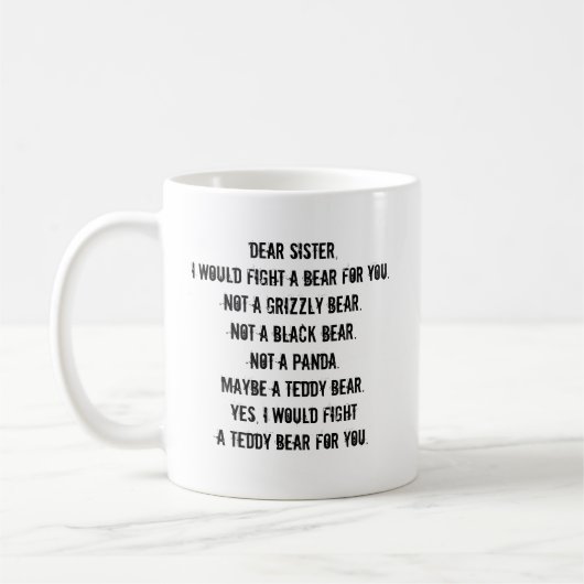 Zuster Sisters Funny Gift Mok (Links)