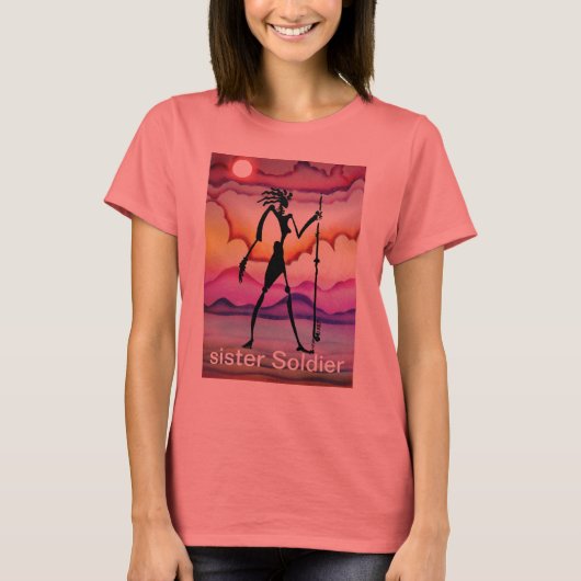 zuster soldaat t-shirt (Voorkant)