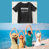 Zuster Squad Black Girl's T-Shirt