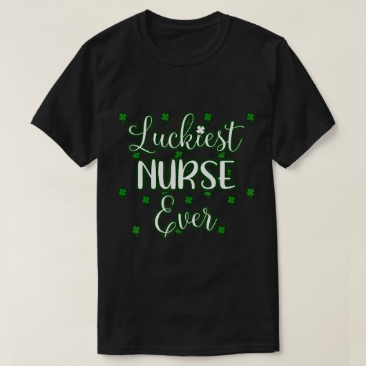 Zuster St Patricks Day Mannen Vrouwen het gelukkig T-shirt (Design voorkant)