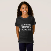 Zuster stopte met praten nog t-shirt (Voorkant volledig)