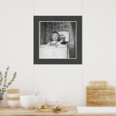 Zuster Sue op de buis Poster (Keuken)