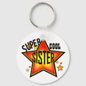 Zuster Super Cool Star Funny Sleutelhanger (Voorkant)