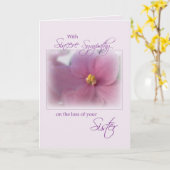 Zuster, sympathie, Lila Kaart (Gele Bloem)