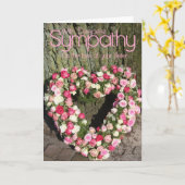 Zuster Sympthy-kaart met Rozen Kaart (Gele Bloem)