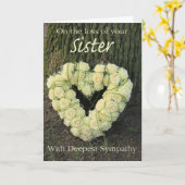 Zuster Sympthy-kaart met Rozen Kaart (Gele Bloem)