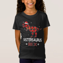 Zuster T-Rex Red Pset Buffalo kerstdinosaurus