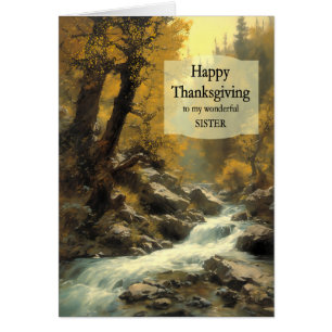 Zuster Thanksgiving Bos en Stroom