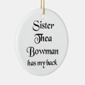 zuster Thea Bowman-mok Keramisch Ornament (Rechts)