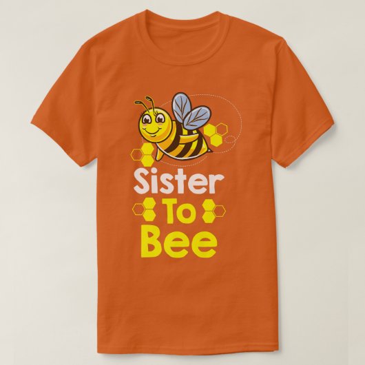 Zuster to bee gender onthullen t-shirt (Design voorkant)