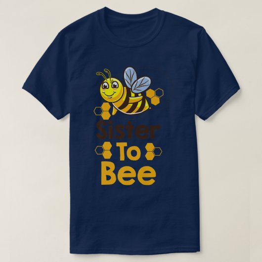 Zuster to bee gender onthullen t-shirt (Design voorkant)