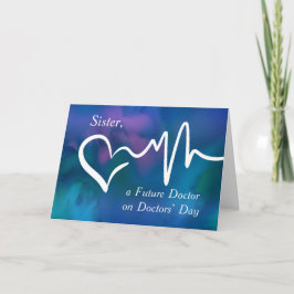 Zuster Toekomstige Dokter Dag van de Dokters Harte Kaart