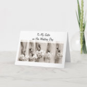 ZUSTER TROUWEN LIEFDE EN GELUK KAART (Voorkant)