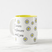 zuster tweekleurige koffiemok (Voorkant links)