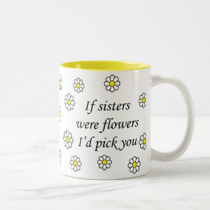 zuster tweekleurige koffiemok