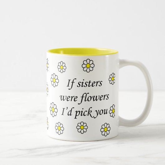 zuster tweekleurige koffiemok (Rechts)