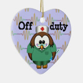 zuster uil keramisch ornament (Rechts)